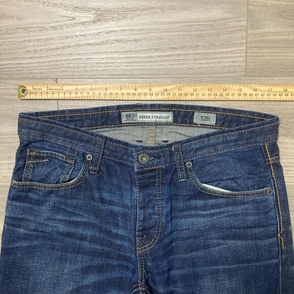 BKE Derek Straight Jeans Size 32 Western Rodeo Style - Picture 2 of 7